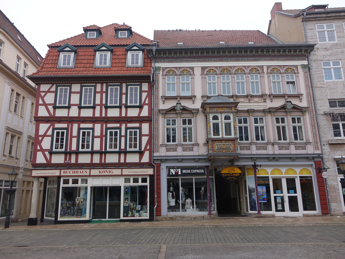 Mhlhausen, Huser am Obermarkt (13.11.2022)