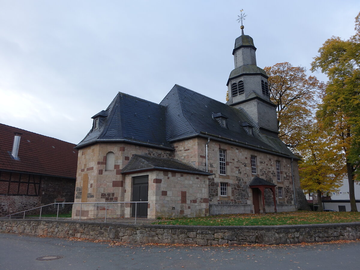 Mnden, evangelische St. Marien Kirche, erbaut von 1921 bis 1923 (08.10.2022) 
