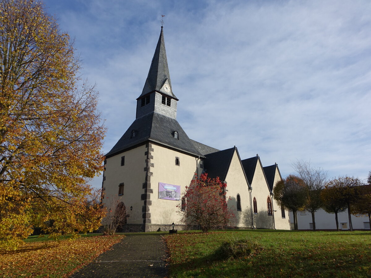 Mnster, evangelische Kirche, erbaut ab 1316 (31.10.2021)