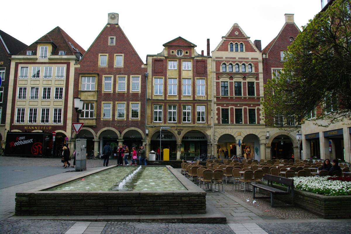 Mnster, Huser an der Bogenstrae (13.05.2010)