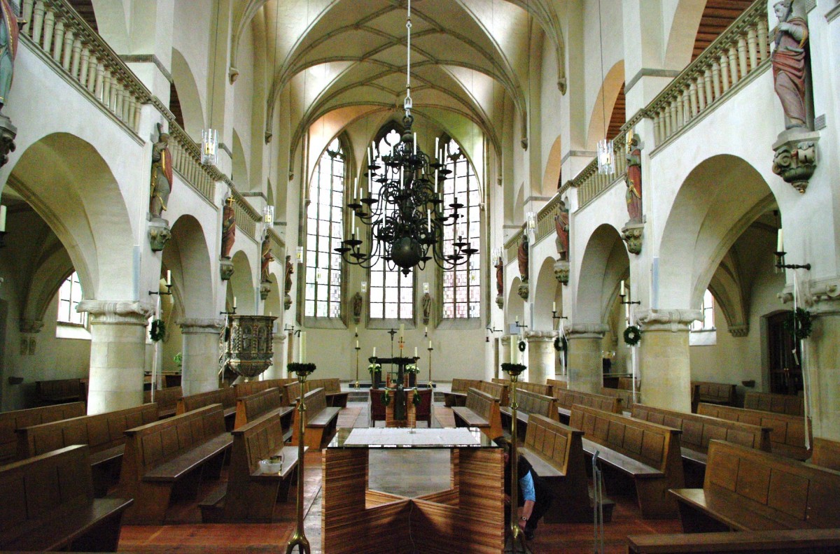 Mnster, Innenraum der Jesuitenkirche St. Petri, erbaut ab 1590 (13.05.2010)