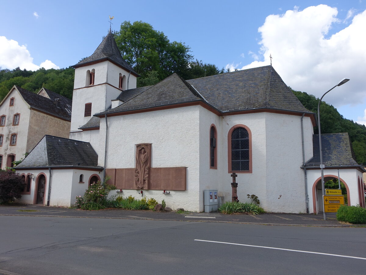 M�rlenbach, Pfarrkirche St. Luzia, erbaut ab 1484, Umbau von 1923 bis 1925 (19.07.2026)