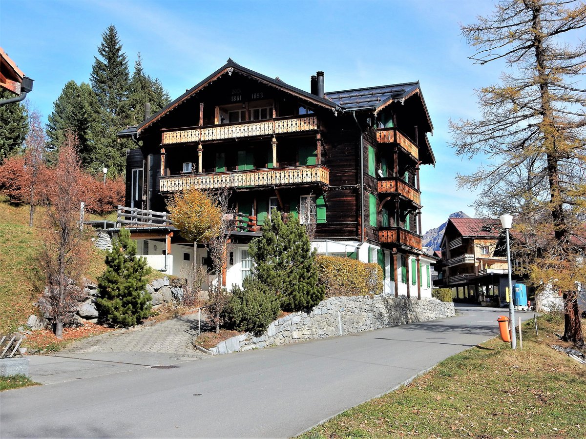 Mrren, “Grand Chalet”. Baujahr 1861, Umbau 1893, Renovierung 2000 - 26.10.2017