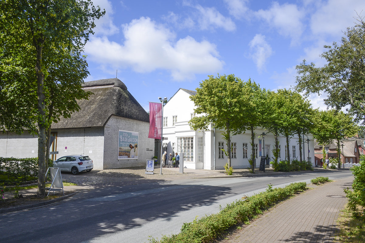 Museum Kunst der Westkste in Alkersum auf Fhr. Aufnahme: 3. Juli 2019.