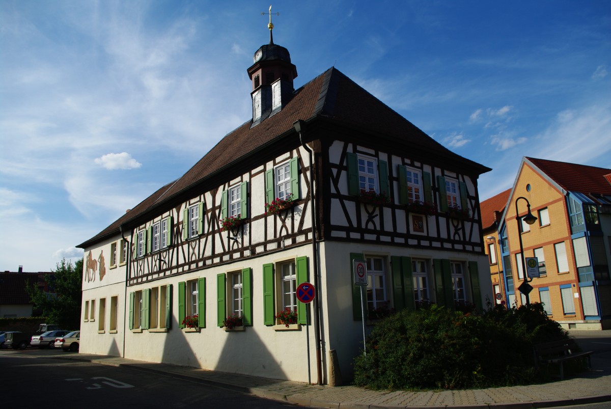Mutterstadt, Altes Rathaus, erbaut 1738, heute Museum für Ortsgeschichte (26.07.2009)