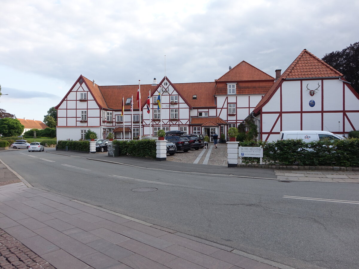 Nstved, Hotel Kirstine in der Riddergade Strae (19.07.2021)