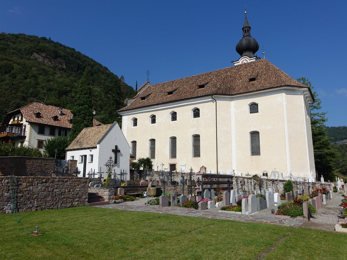 Nals / Nalles, Pfarrkirche St. Ulrich, erbaut bis 1815 durch Bischof Graf Emanuel Thun (15.09.2019)