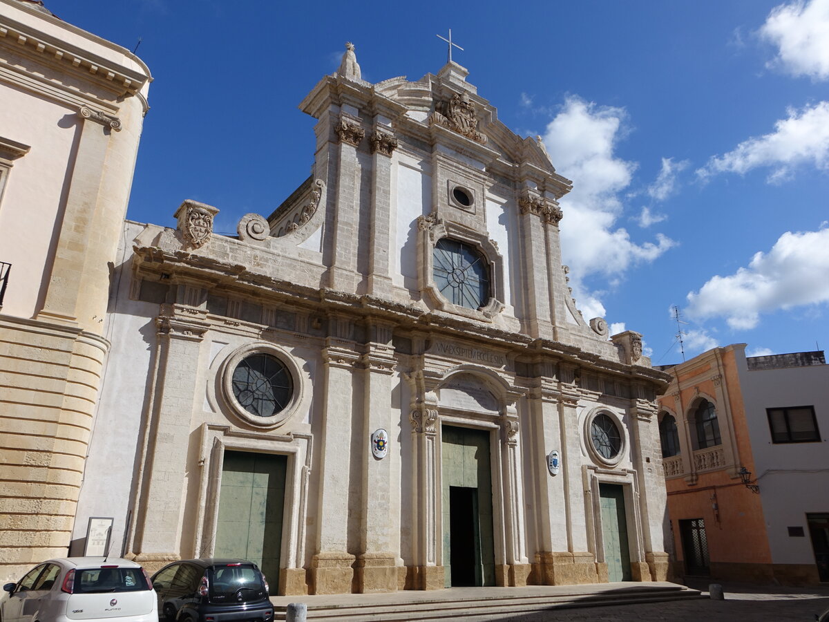 Nardo, Kathedrale Santa Maria Assunta, erbaut im 18. Jahrhundert durch Ferdinando Sanfelice (02.03.2023)