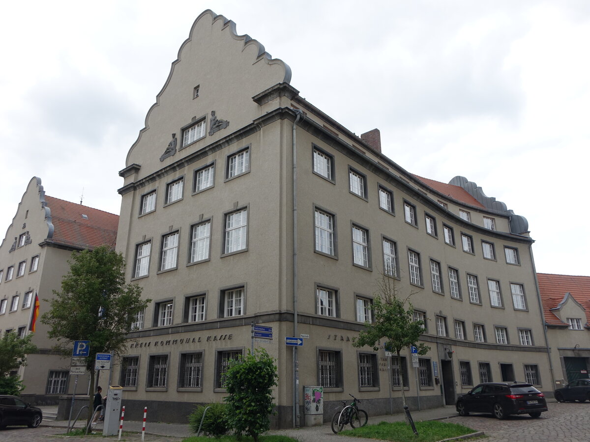 Nauen, Landratsamt in der Goethestra�e, erbaut von 1925 bis 1926  (30.05.2026)