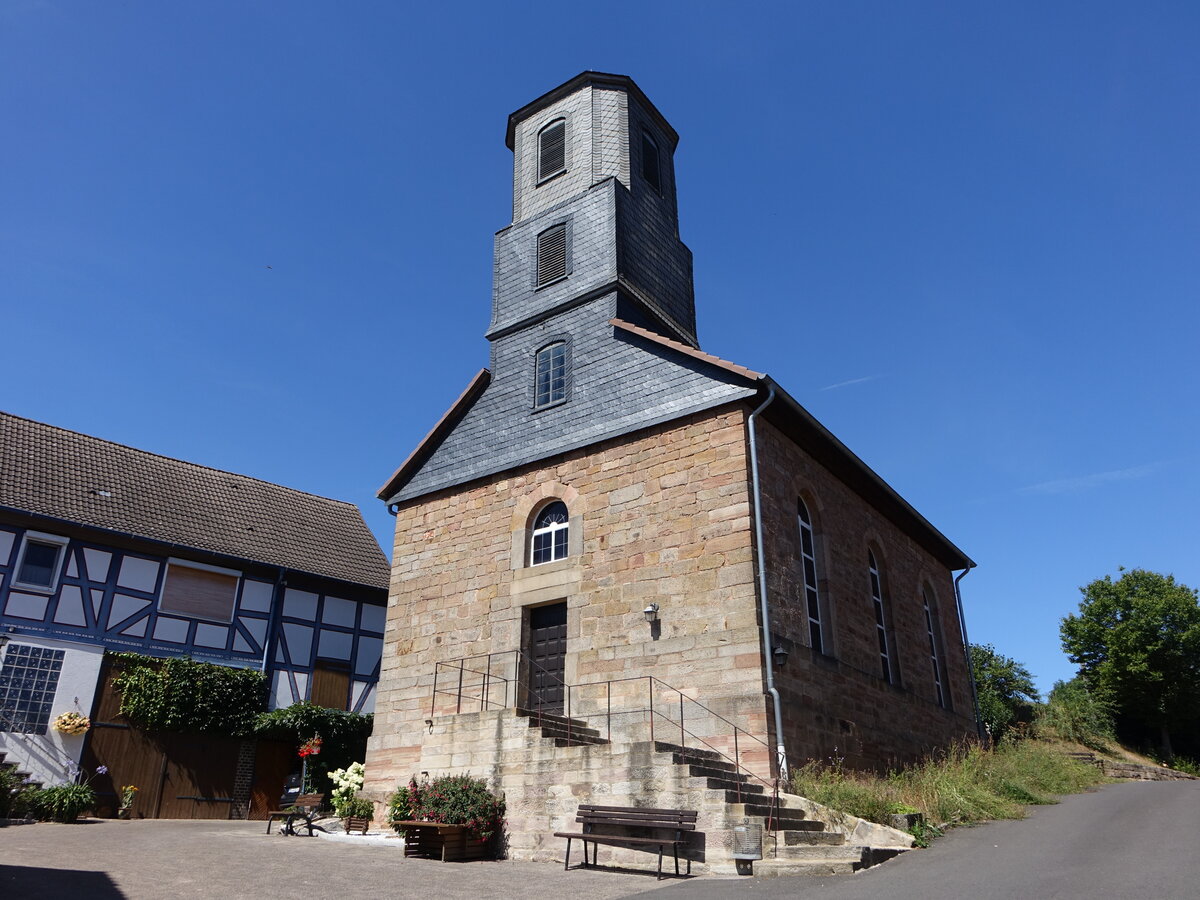 Nausis bei Neukirchen, evangelische Kirche, erbaut 1905 (07.08.2022)