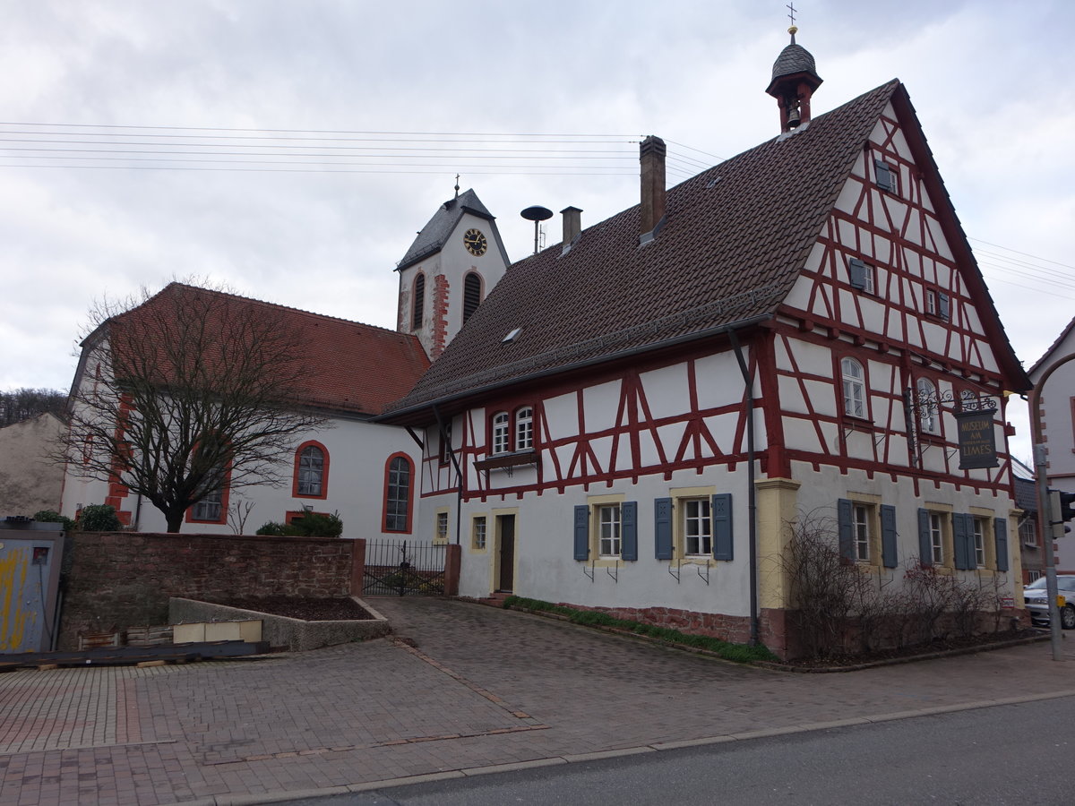 Neckarburken, Museum am Odenwald Limes und Friedenskirche (24.12.2018)