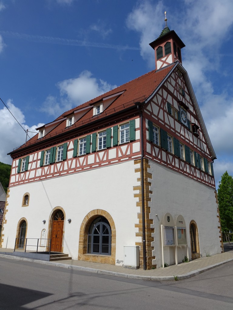 Neidlingen, Rathaus von 1761 in der Kelterstrae (10.05.2015)