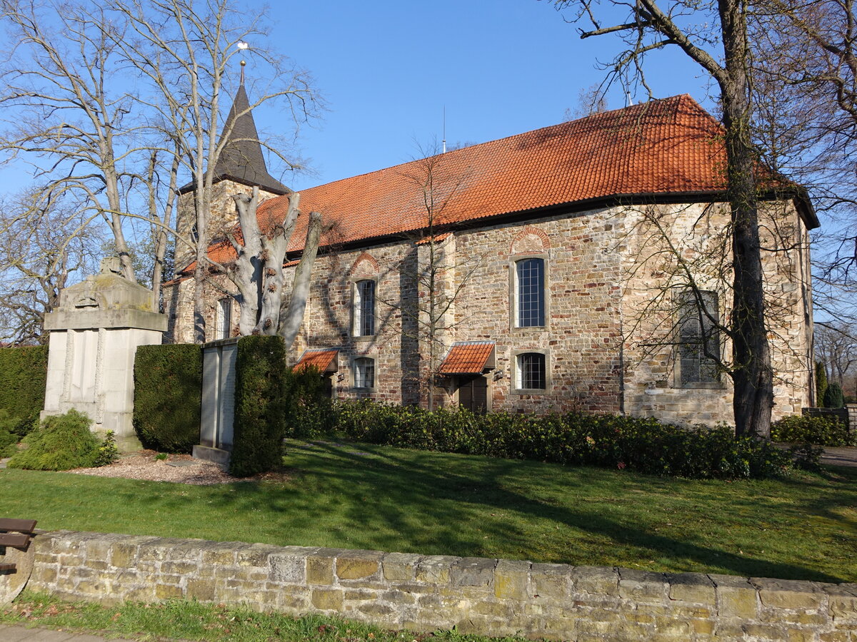 Nendorf, evangelische St. Martin Kirche, erbaut 1787 (23.03.2026)