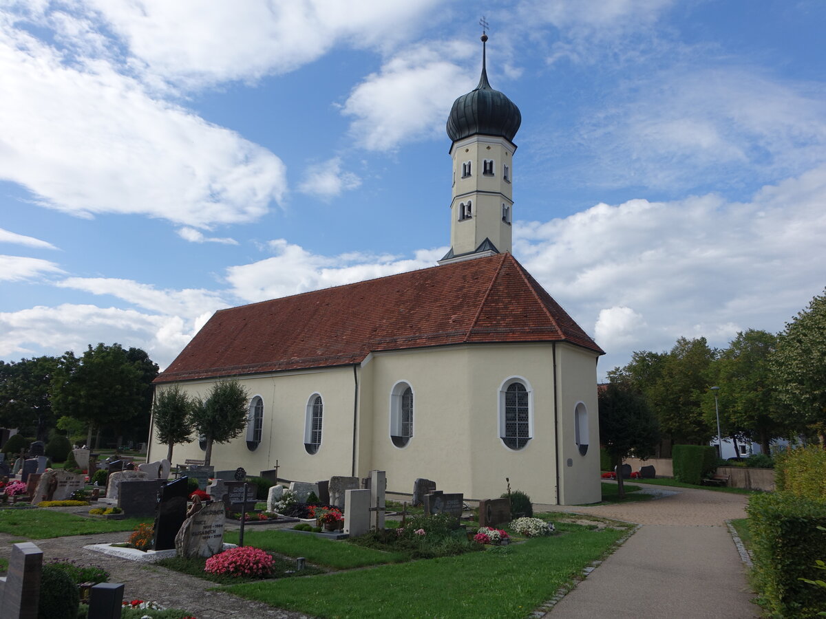 Neresheim, Friedhofskirche am Stadtgraben (11.09.2022)