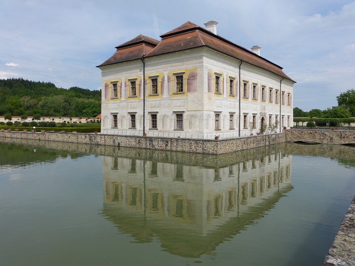 Netolice, Schloss Kratochvile, erbaut von 1583 bis 1589 fr Wilhelm von Rosenberg (25.05.2019)