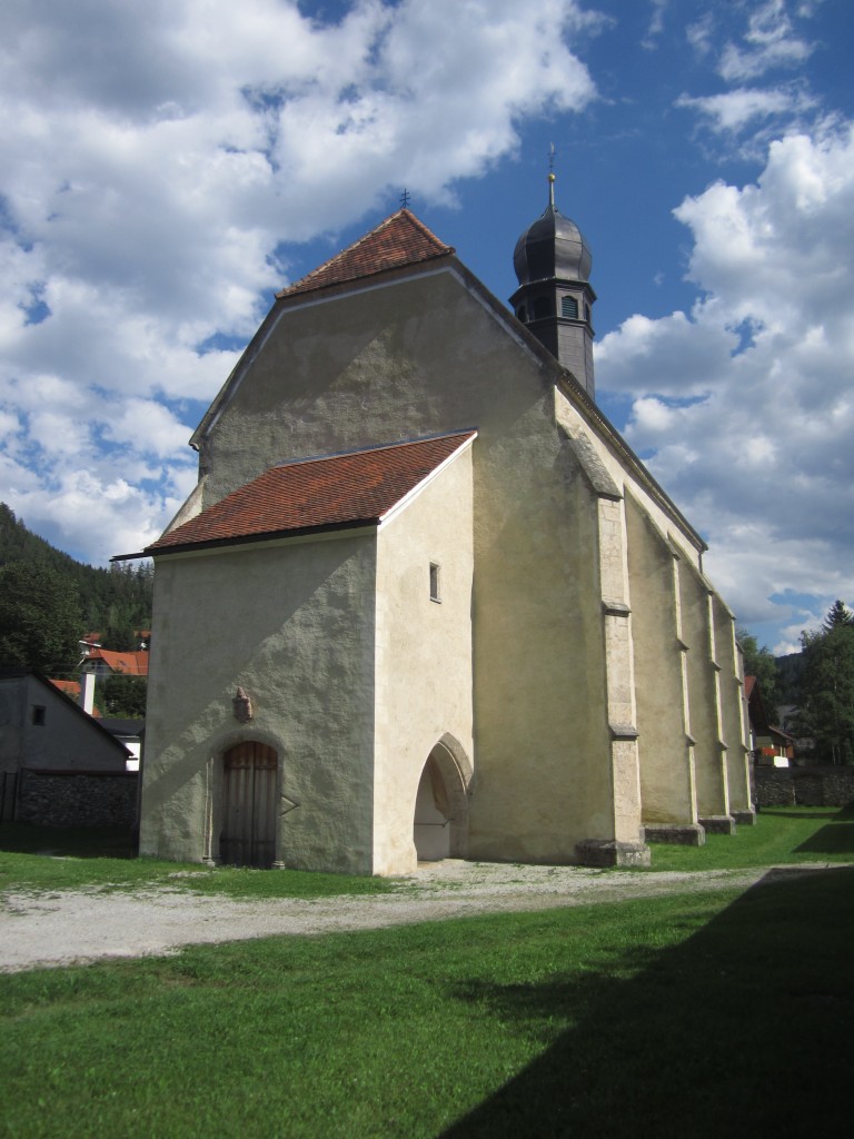 Neuberg, Sptgotische Filialkirche Maria Himmelfahrt, heute Friedhofskapelle (17.08.2013)