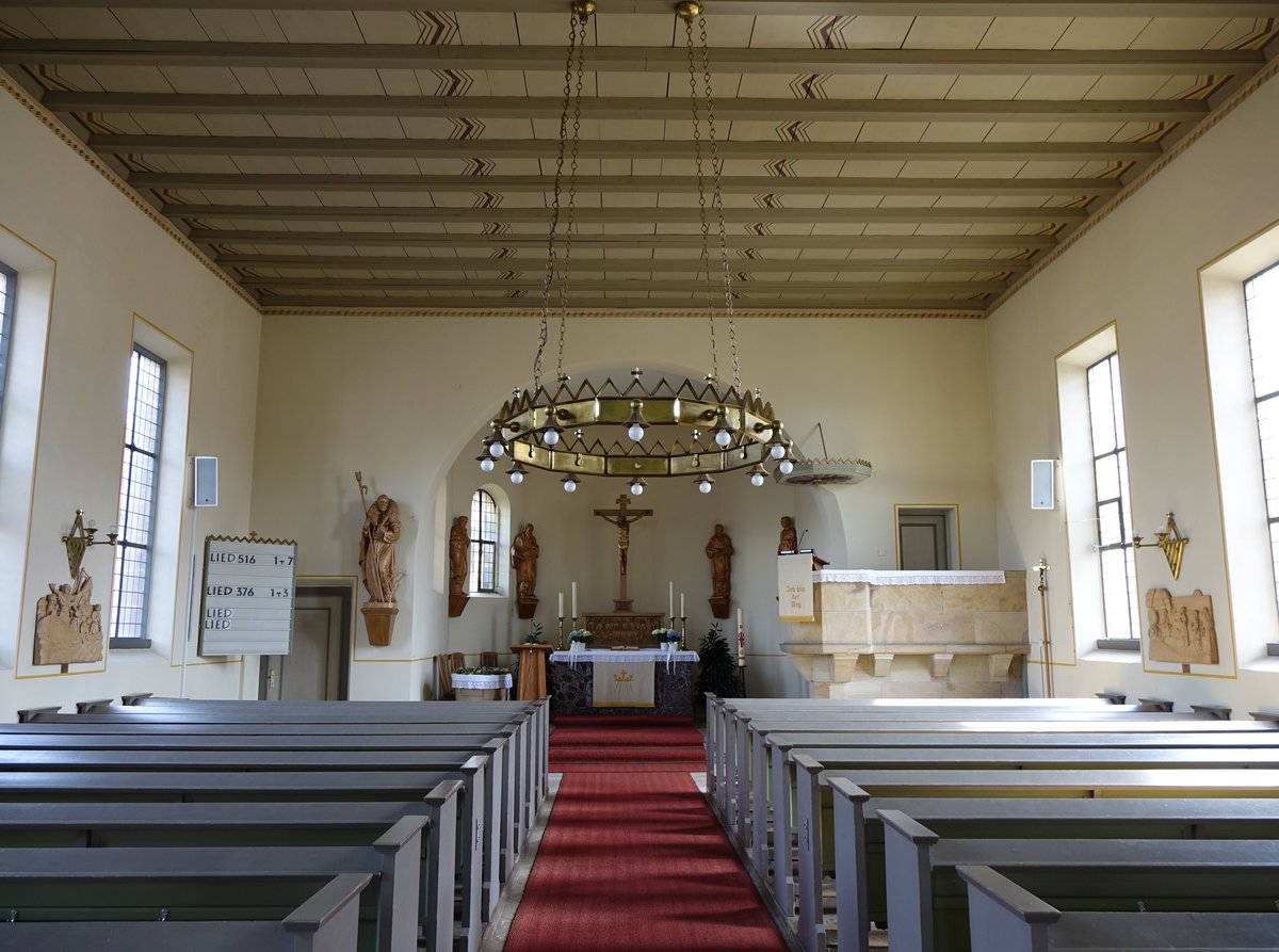 Neuenmarkt, Innenraum der Ev. Christuskirche (21.05.2016)