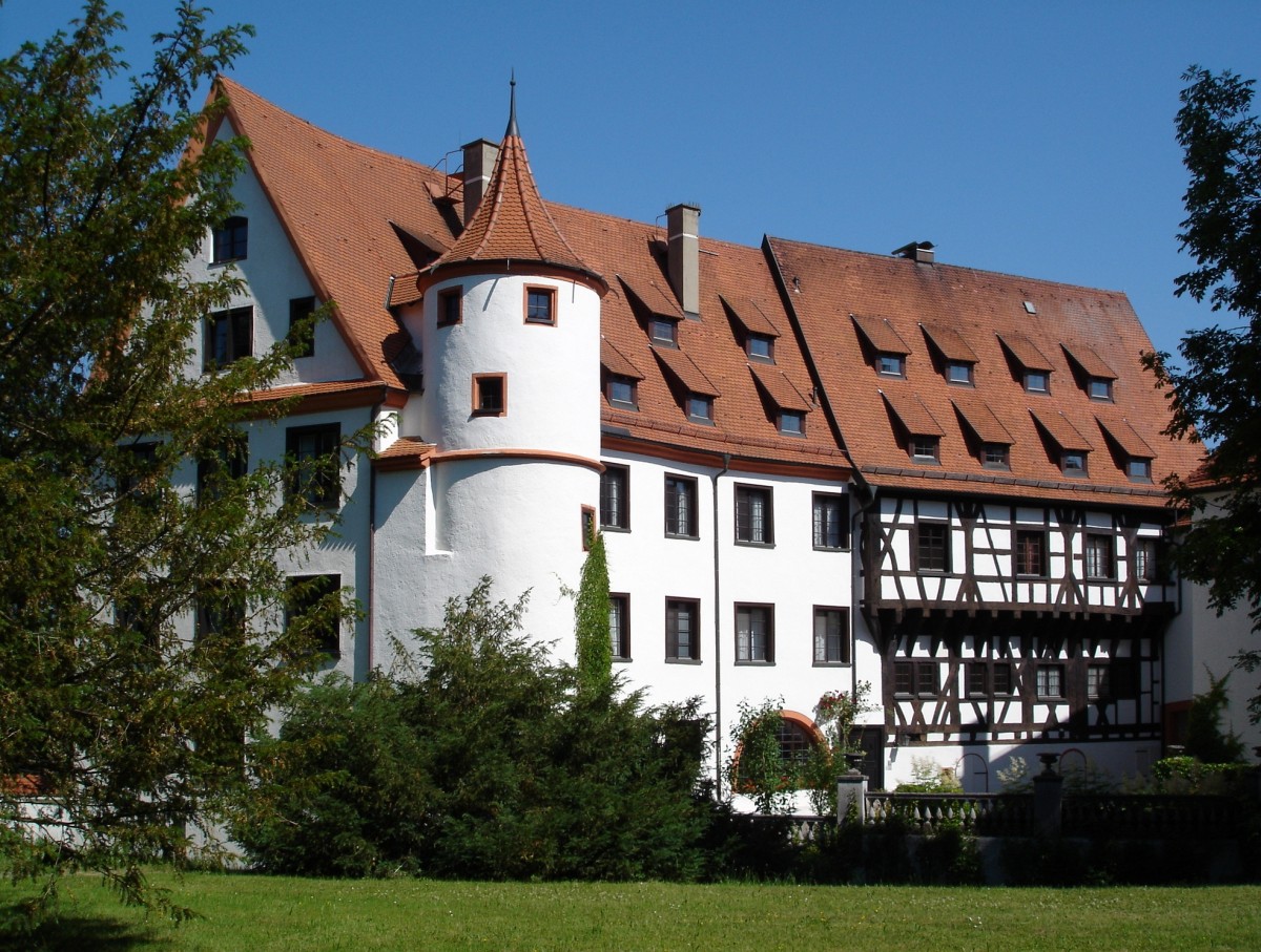Neufra in Oberschwaben, das Schlo wurde 1569-73 erbaut, Juni 2005 