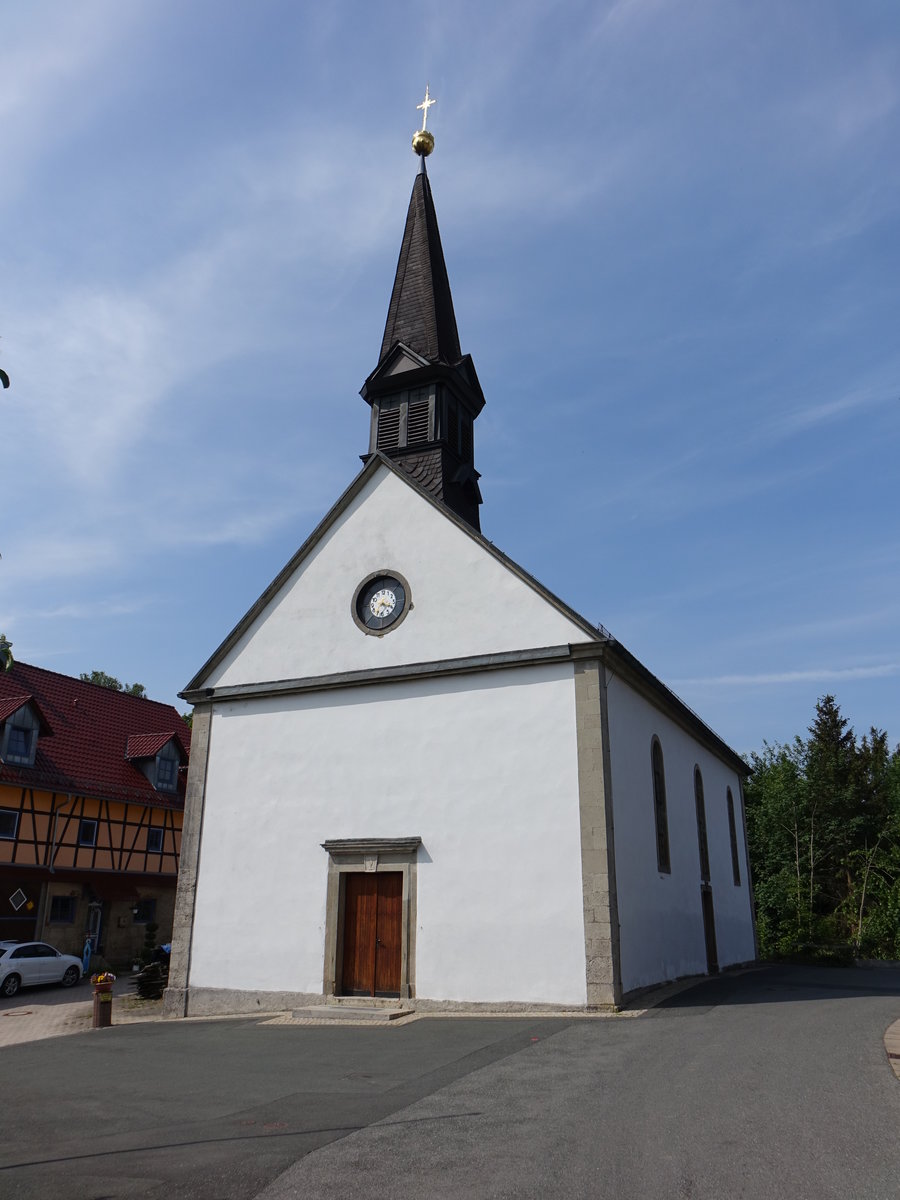 Neuhaus bei Aufse, kath. Pfarrkirche St. Matthus, erbaut von 1835 bis 1836 (19.05.2018)
