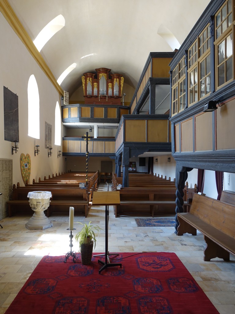 Neuhaus, Innenraum der Ev. Kirche St. Matthus (02.08.2015)