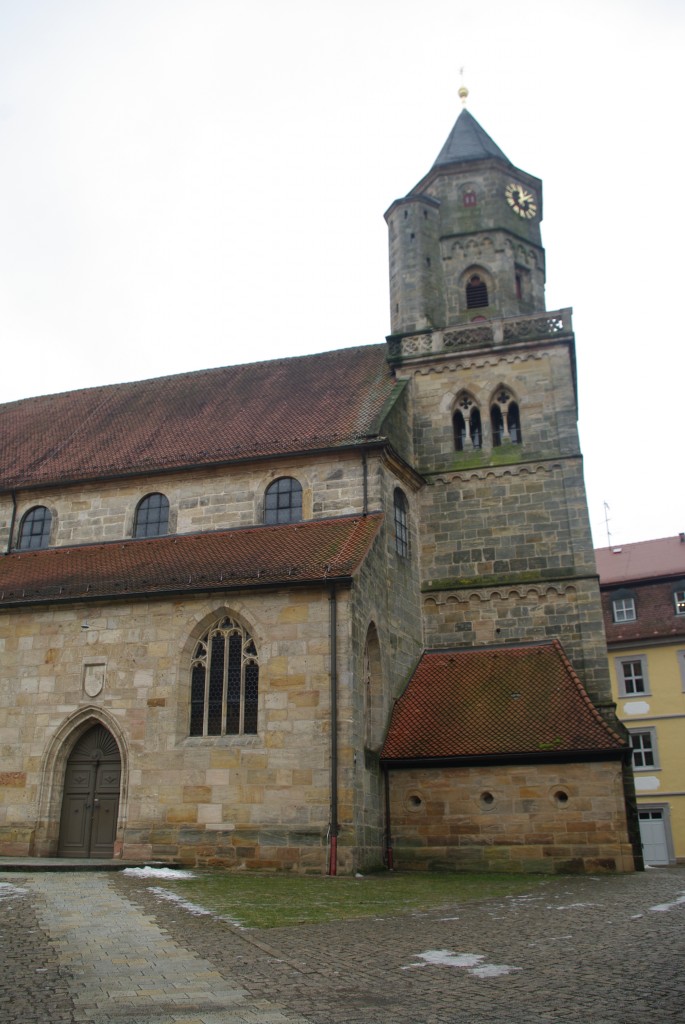 Neunkirchen am Brand, Klosterkirche St. Michael, erbaut ab 1313 durch Leopold von 
Hirschberg (18.02.2012)