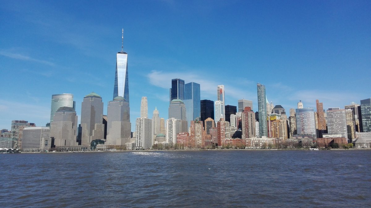 New York. Skyline von New York City aufgenommen am 17.04.2019.