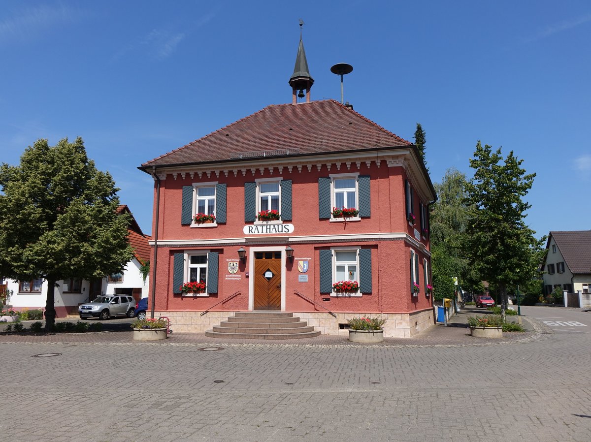 Niederrimsingen, Rathaus in der Kirchstrae (15.08.2016)