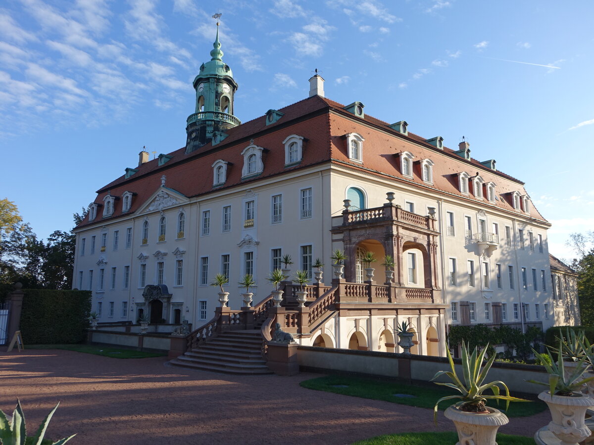 Niederwiesa, Schloss Lichtenwalde, erbaut ab 1722 durch Christoph Heinrich Graf von Watzdorf (17.09.2023)