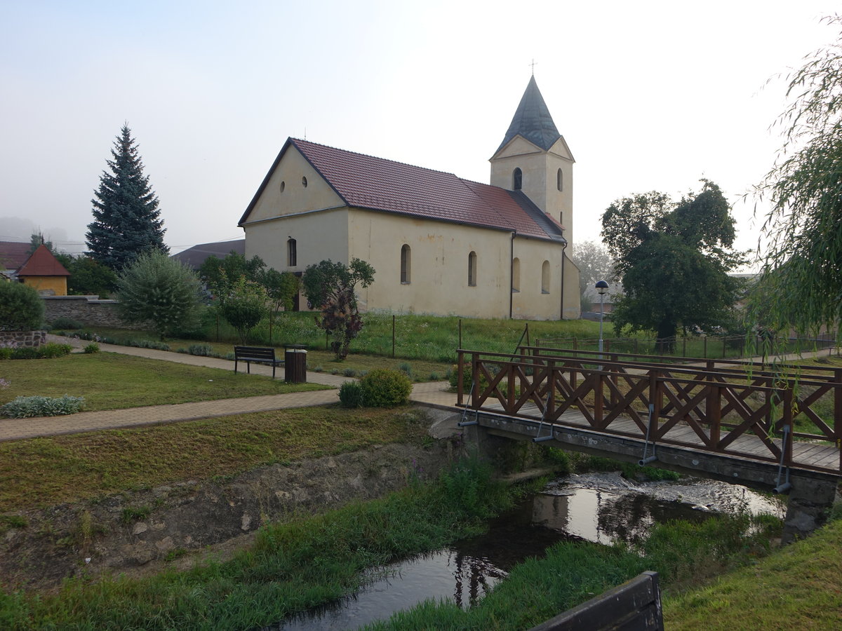 Nizna Slana / Niedersalz, evangelische Kirche am P. J. Safarika Namesti (30.08.2020)