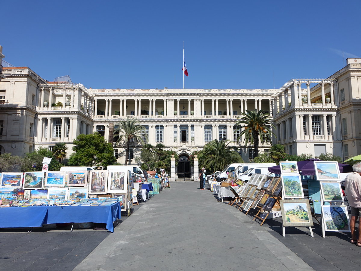 Nizza, Palais de Ducs Savoie, erbaut ab 1550, heute Sitz der Prfektur (27.09.2017)