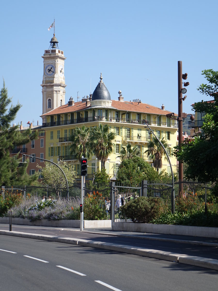 Nizza, Turm Saint-Francois am Blvd. Jean Jauris (27.09.2017)