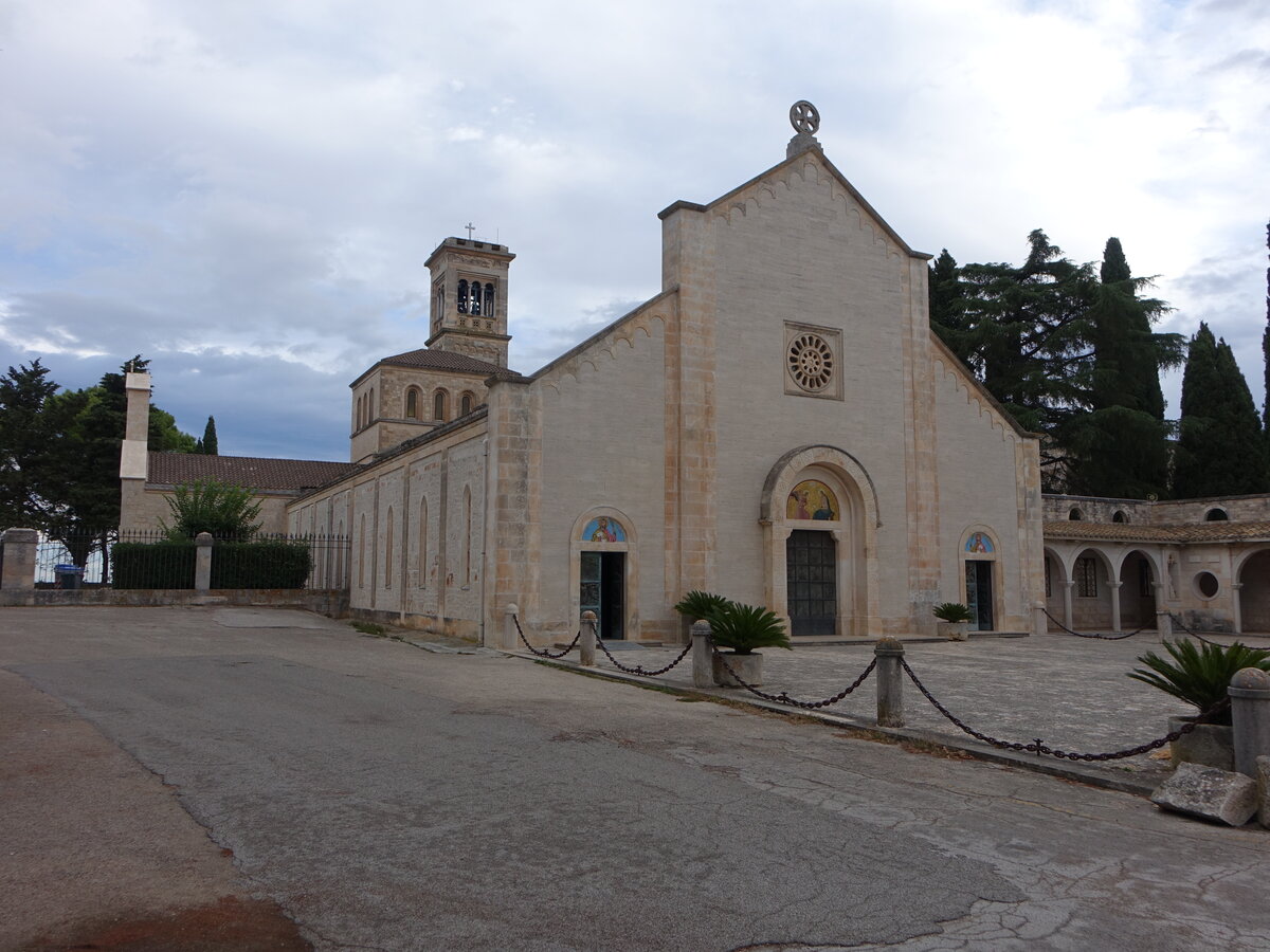 Noci, Benediktinerabtei Santa Maria della Scala, erbaut im 12. Jahrhundert (29.09.2022)