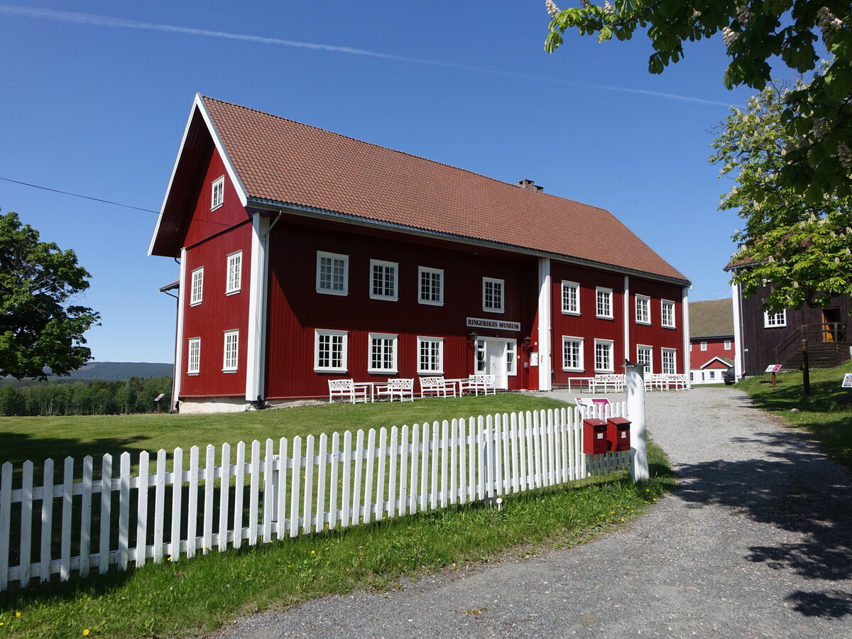 Norderhov, Ringerikes Museum im ehemaligen Pfarrhof aus dem 17. Jahrhundert (31.05.2023)