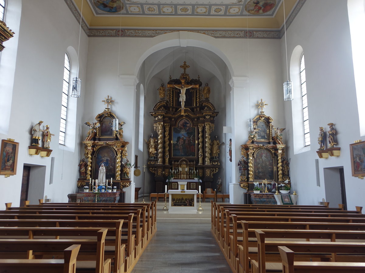 Nordheim von der Rhn, Altre in der kath. St. Johann Baptist Kirche (16.10.2018)