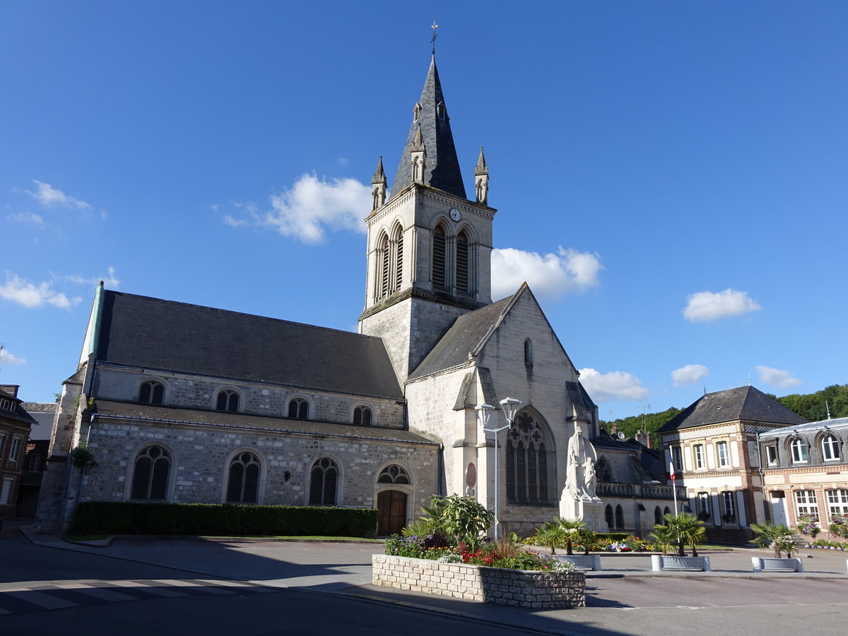Notre-Dame Kirche in Pavilly (14.07.2016)