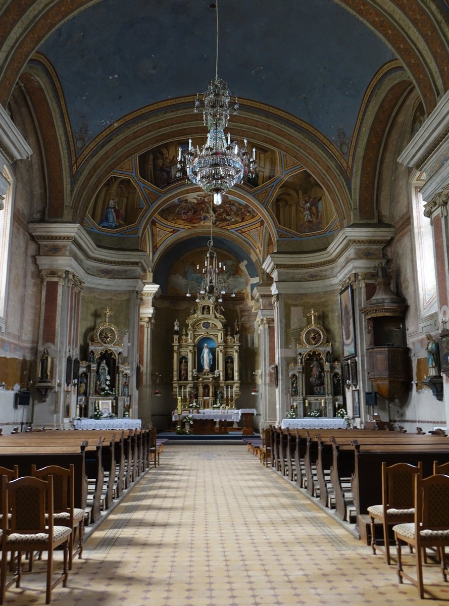 Nova Gradiska, barocker Innenraum der St. Theresia Kirche (02.05.2017)