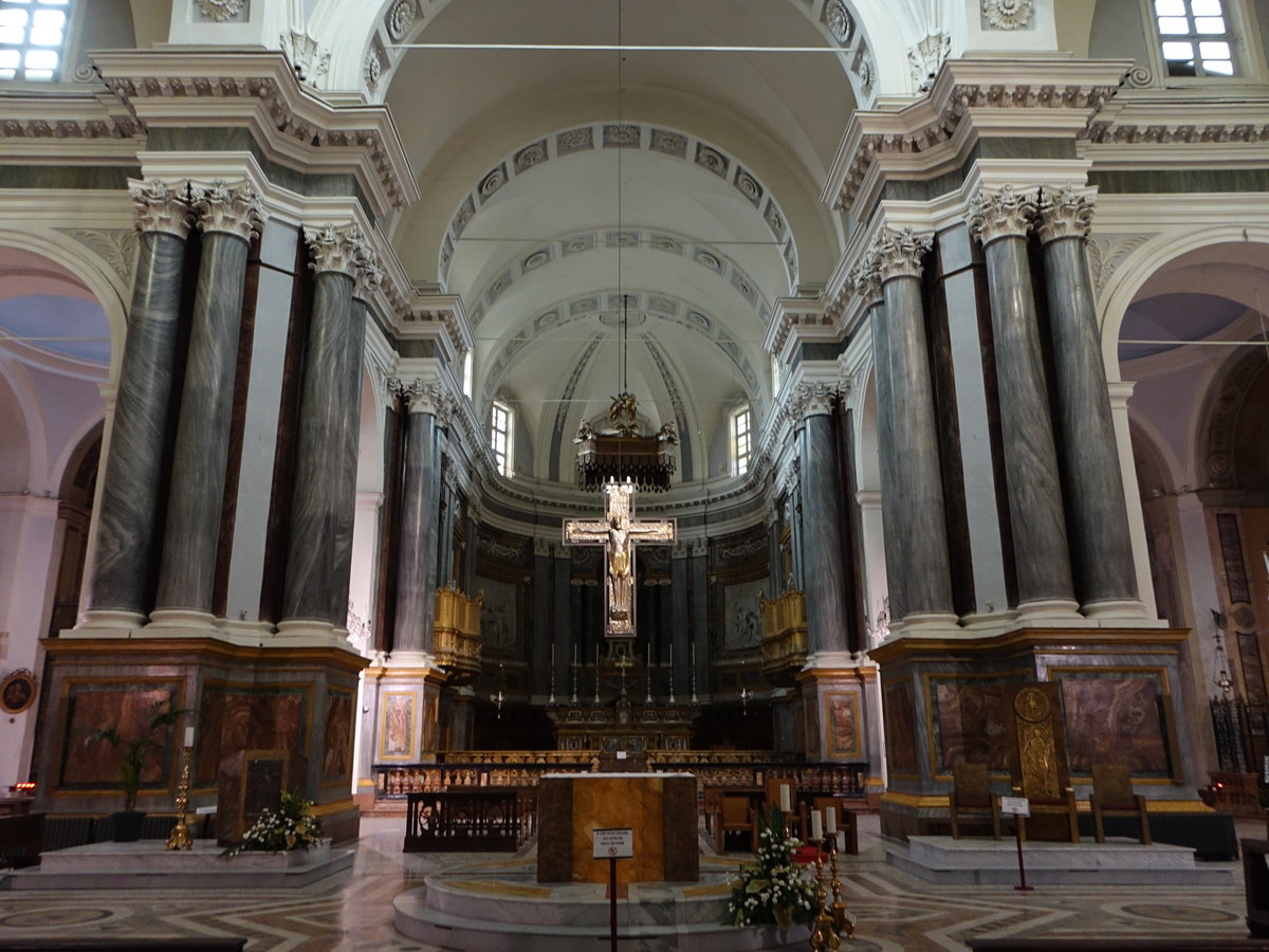 Novara, Chorraum der Kathedrale San Eusebio (06.10.2018)