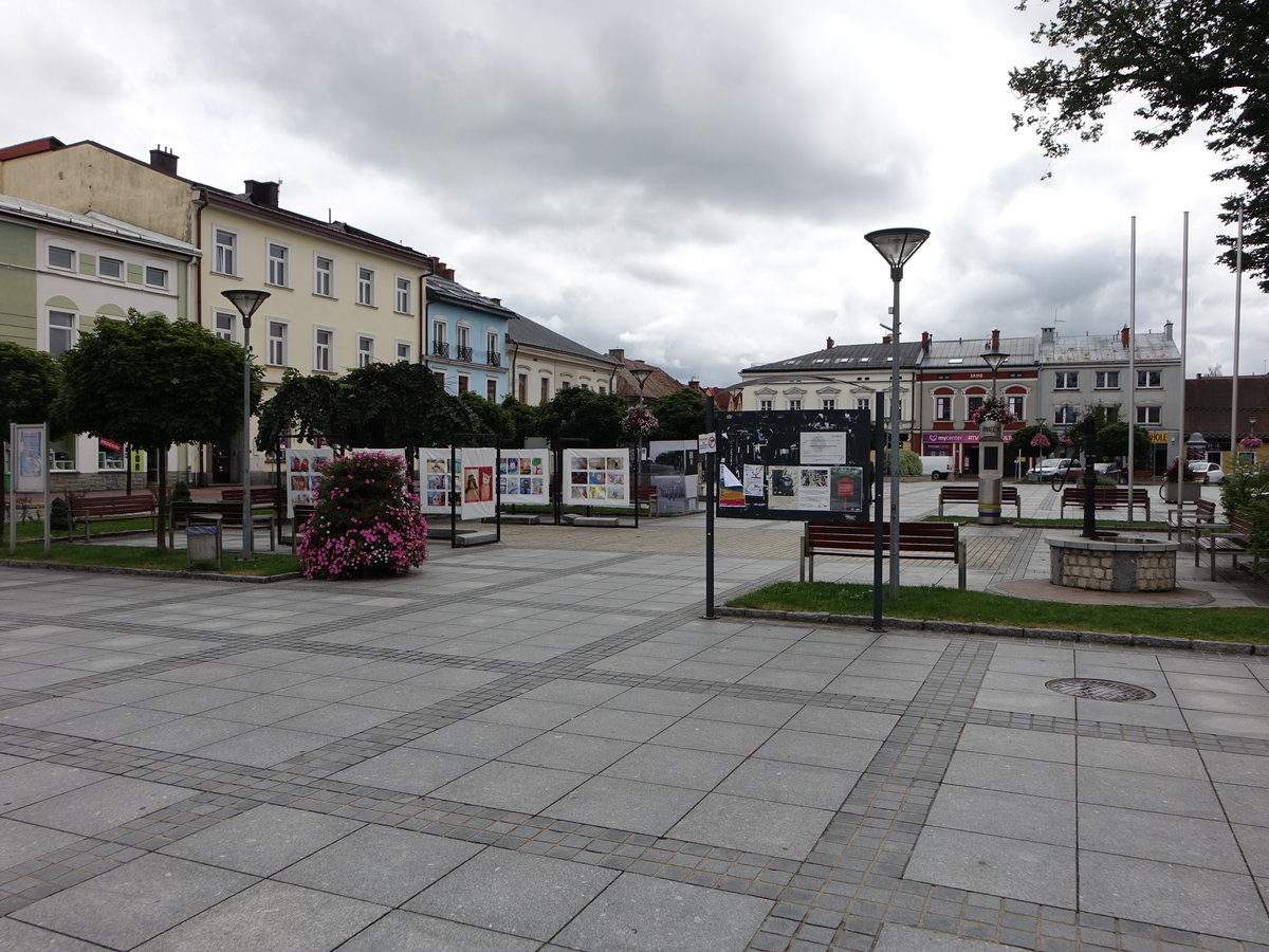 Novy Targ / Neumarkt, Huser am Rynek Platz (02.09.2020)