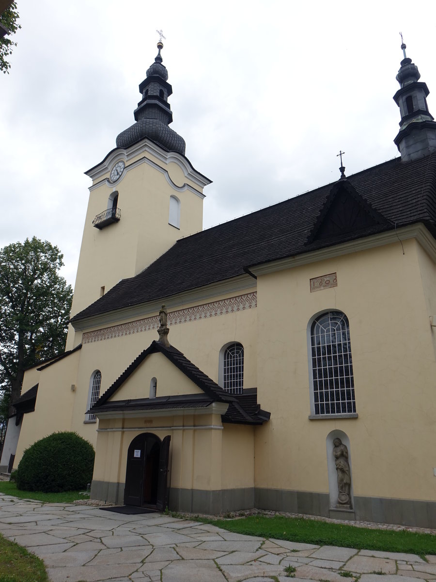 Novy Targ / Neumarkt, Pfarrkirche St. Katharina, erbaut von 1606 bis 1655 (02.09.2020)