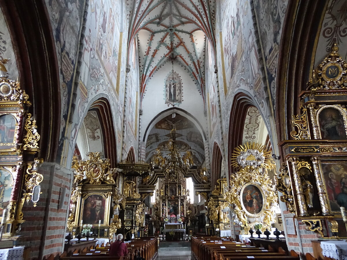 Nowe Miasto Lubawskie / Neumarkt, Innenraum der Pfarrkirche St. Thomas (06.08.2021)