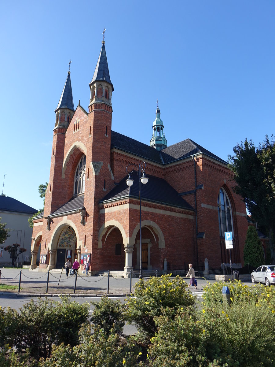 Nowy Sacz / Neu Sandez, Garnisonskirche St. Kazimierz, erbaut von 1908 bis 1912 (03.09.2020)