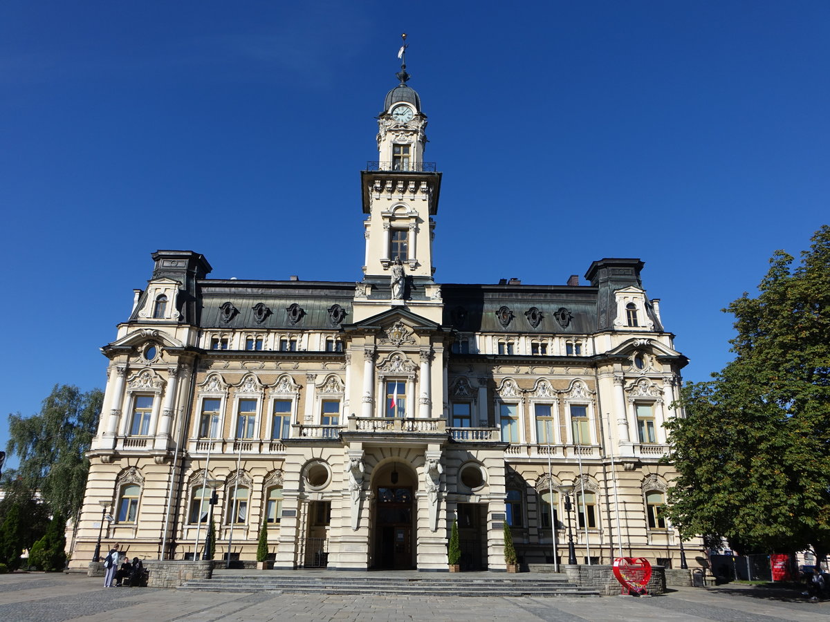 Nowy Sacz / Neu Sandez, Rathaus am Rynek Platz, erbaut bis 1897 (03.09.2020)