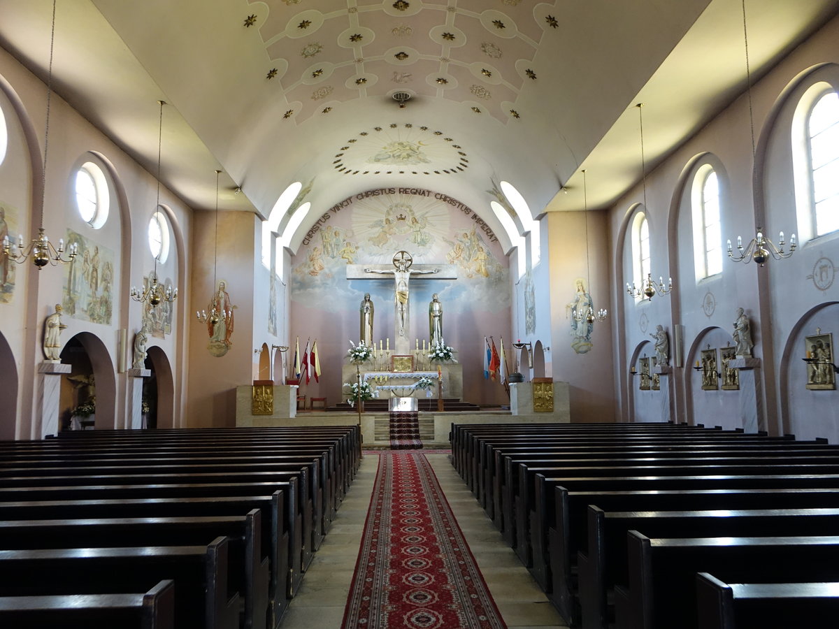 Nowy Swietow / Deutsch Wette, Innenraum der kath. Christknigkirche (01.07.2020)