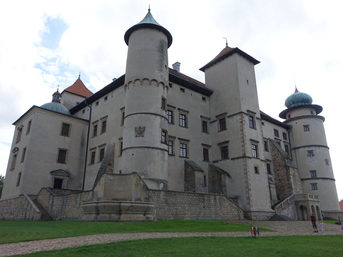 Nowy Wisnicz, Renaissance Schloss, erbaut im 16. Jahrhundert (03.09.2020)