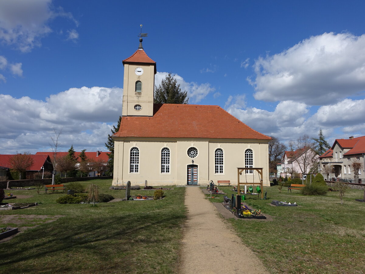 Nunsdorf, evangelische Kirche, erbaut 1765 (06.04.2026)