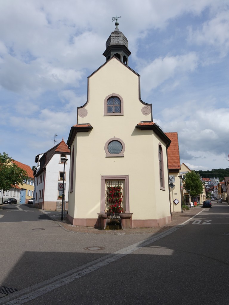 Nuloch, Kath. St. Laurentius Kirche, erbaut 1756 durch Franz Wilhelm Rabaliatti (31.05.2015)
