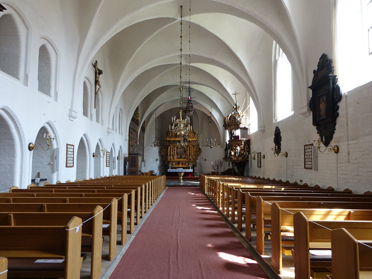 Nykobing, Gewlbe aus dem frhen 17. Jahrhundert in der Klosterkirche (18.07.2021)