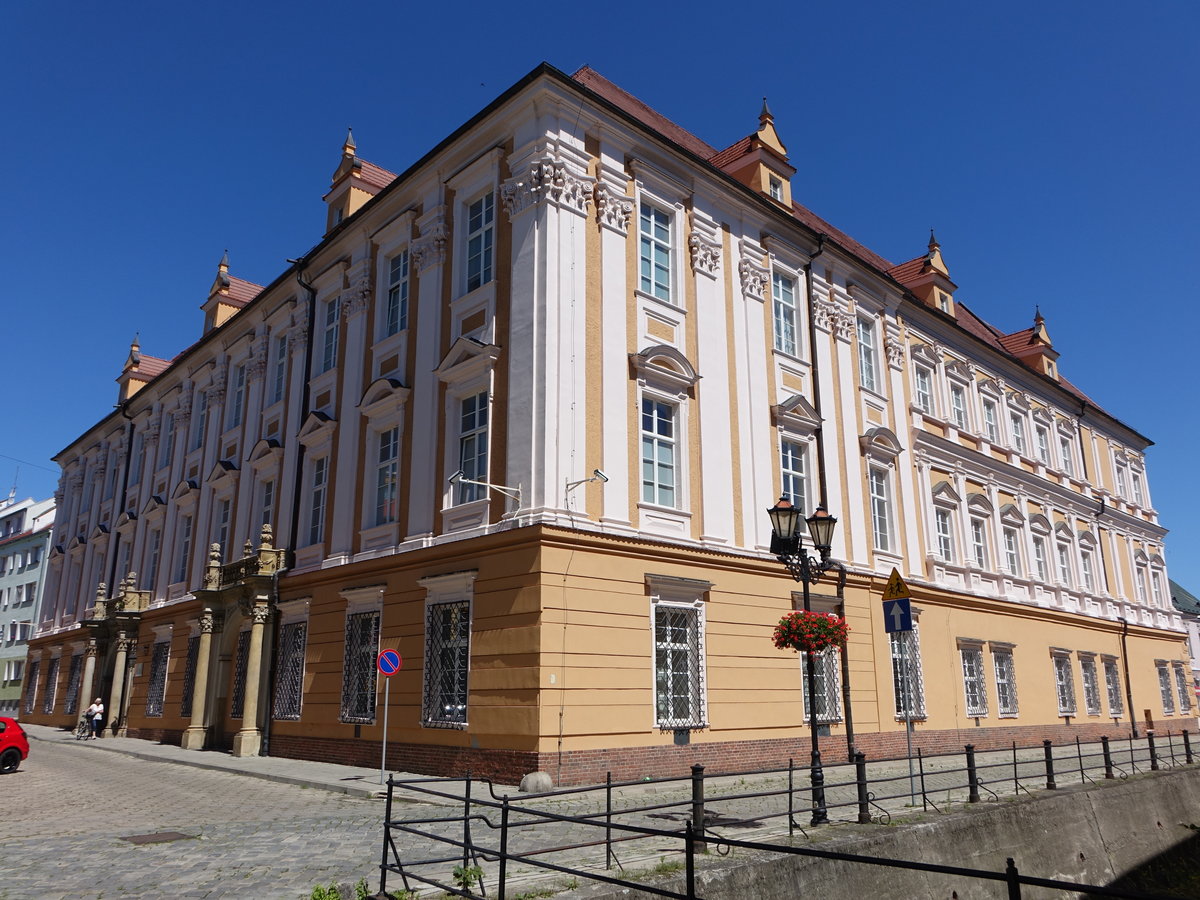 Nysa / Neisse, Palast der Bischfe von Breslau, erbaut von 1722 bis 1725 (01.07.2020)