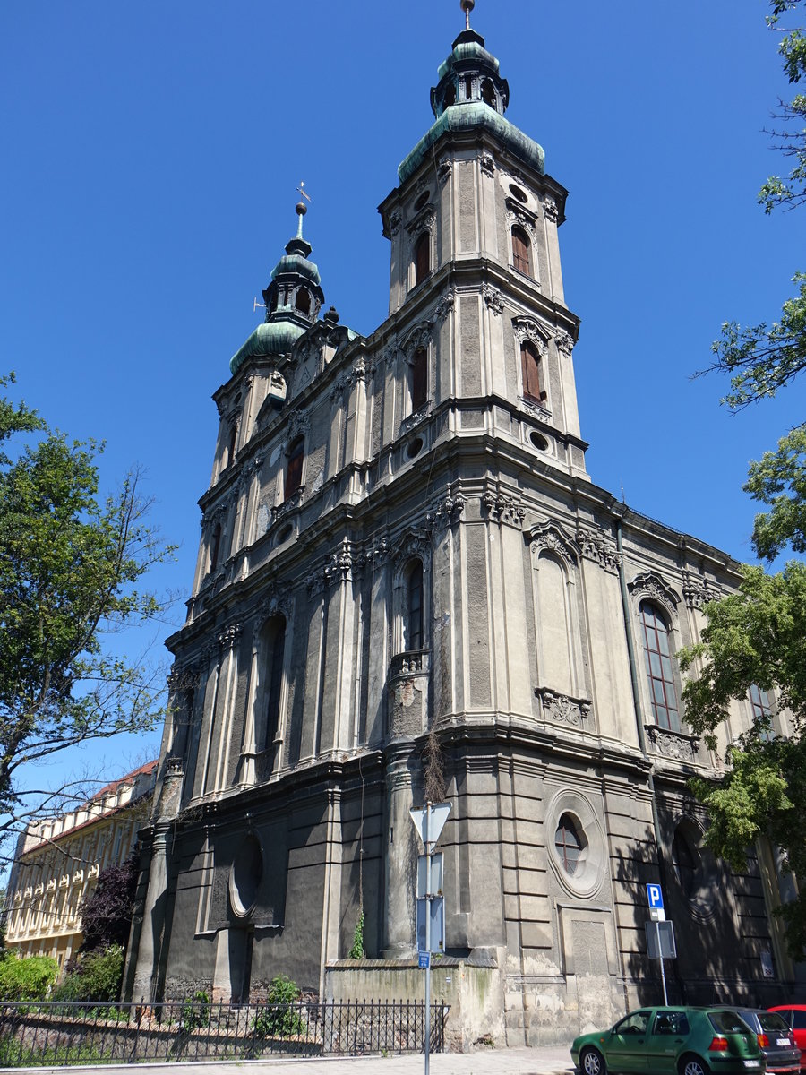 Nysa / Neisse, Pfarrkirche St. Peter und Paul, erbaut von 1720 bis 1730 durch den Architekten Michala Kleina (01.07.2020)