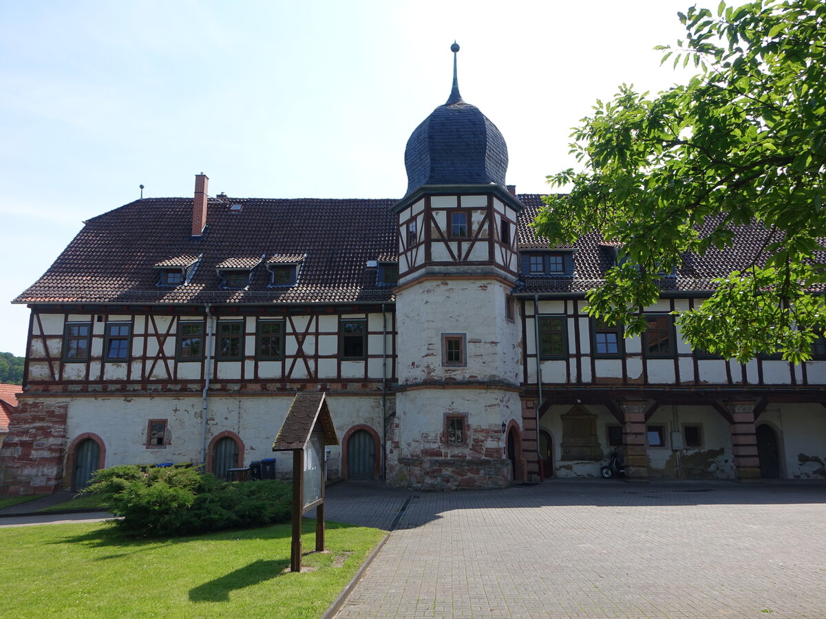 Oberellen, Schloss, erbaut von 1594 bis 1604, heute Pilgerherberge (03.06.2022)
